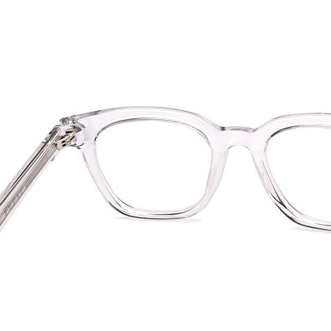 Lenskart Studio Online Crystal Transparent Full Rim Square left side Lenskart Studio Online Crystal Transparent Full Rim Square left side