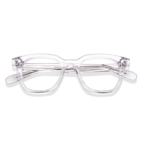 Lenskart Studio Online Crystal Transparent Full Rim Square right side Lenskart Studio Online Crystal Transparent Full Rim Square right side