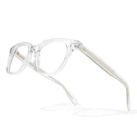 Lenskart Studio Online Crystal Transparent Full Rim Square right side Lenskart Studio Online Crystal Transparent Full Rim Square right side