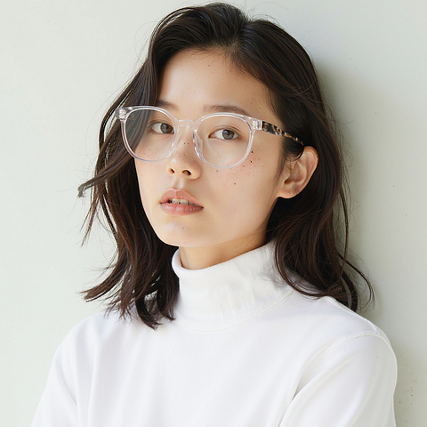 Lenskart Crystal Transparent Full Rim Square right side