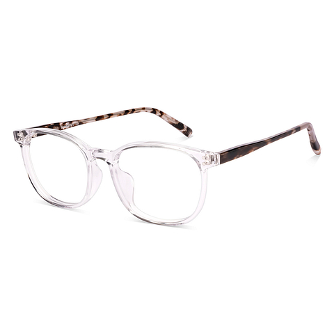 Lenskart Crystal Transparent Full Rim Square left side