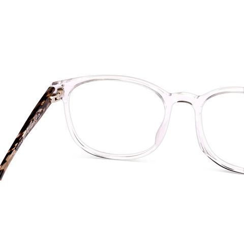 Lenskart Crystal Transparent Full Rim Square right side