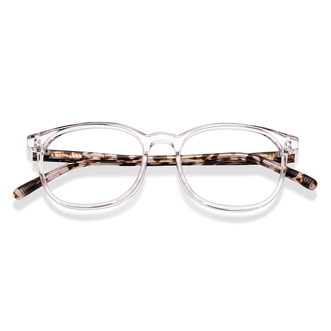 Lenskart Crystal Transparent Full Rim Square left side