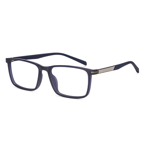 Lenskart Air Dark Blue Full Rim Rectangle left side