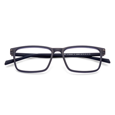 Lenskart Air Dark Blue Full Rim Rectangle left side