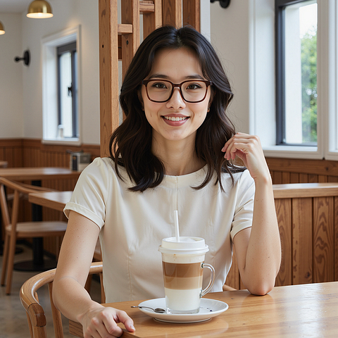 Lenskart Dark Brown Full Rim Square right side