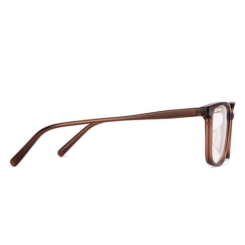 Lenskart Dark Brown Full Rim Square left side