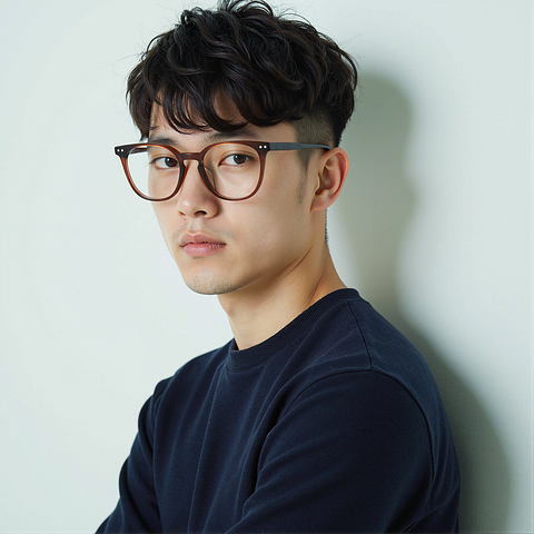 Lenskart Dark Brown Full Rim Square right side