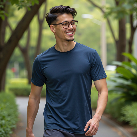 Lenskart Dark Brown Full Rim Square left side