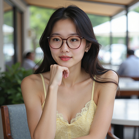 Lenskart Dark Brown Full Rim Square right side