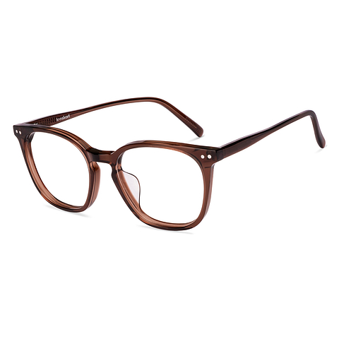Lenskart Dark Brown Full Rim Square left side