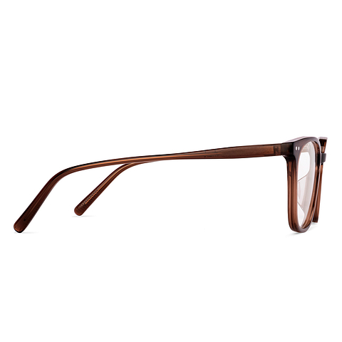 Lenskart Dark Brown Full Rim Square left side