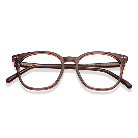 Lenskart Dark Brown Full Rim Square left side