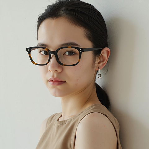Lenskart Dark Brown Full Rim Square right side