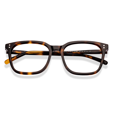 Lenskart Dark Brown Full Rim Square left side