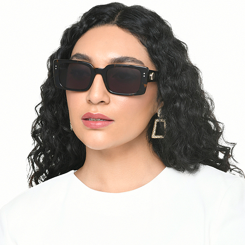 Lenskart Light Brown Full Rim Rectangle left side