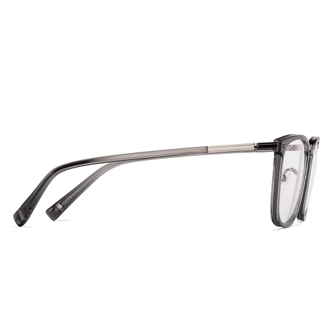 Lenskart Dark Gray Full Rim Square left side