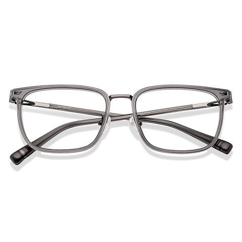 Lenskart Dark Gray Full Rim Square left side