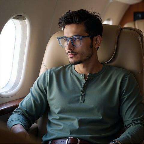 لينسكارت هستلر Denim-Ace حافة كاملة مربع left side