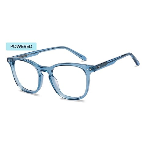 Lenskart Hustlr Denim-Ace Full Rim Square left side