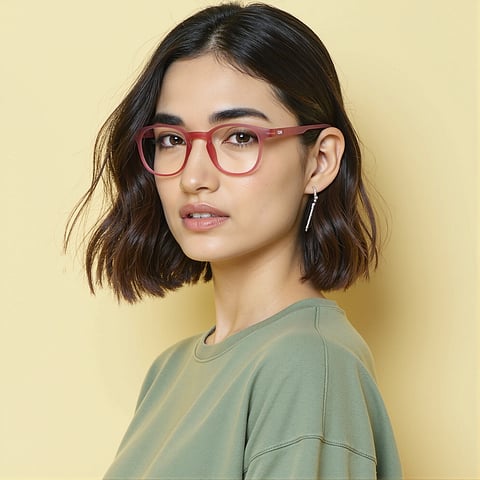 Lenskart Hustlr Online Flamingo Full Rim Square right side