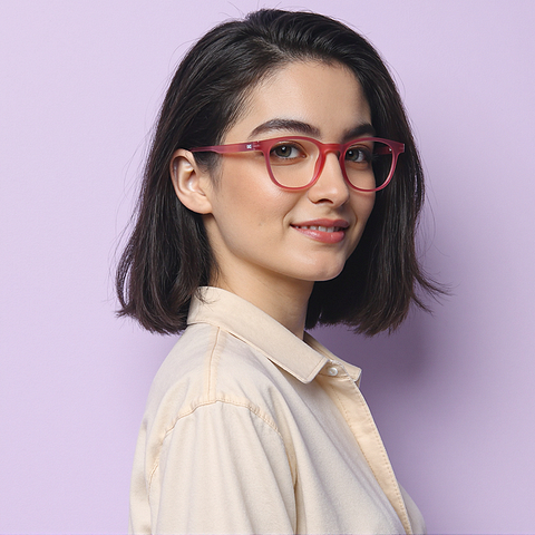 Lenskart Hustlr Flamingo Full Rim Square left side