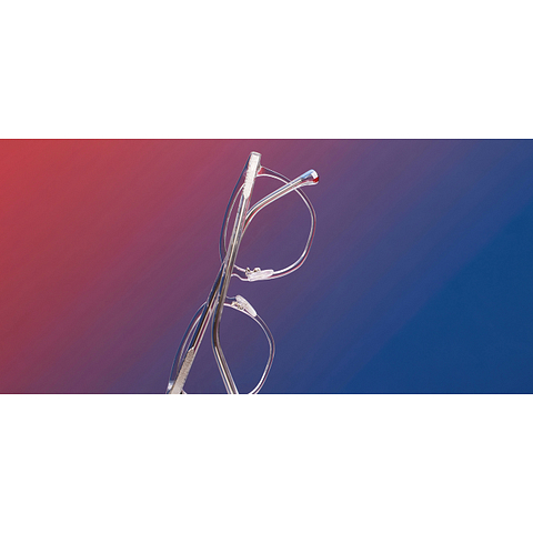 Lenskart Gray Transparent Full Rim Square right side