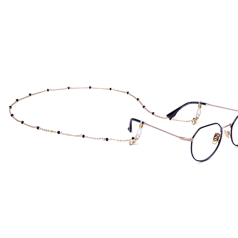 Lenskart STUDIO Gold Black Chains Lenskart left side