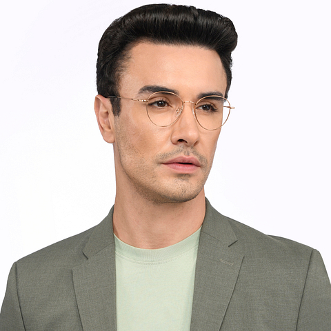 Lenskart Gold Full Rim Cat Eye right side