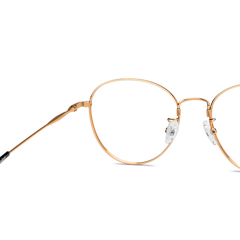 Lenskart Gold Full Rim Cat Eye right side