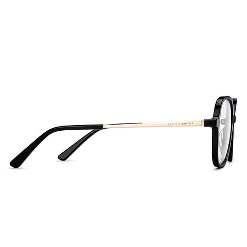 Le Petit Lunetier Black Full Rim Geometric left side