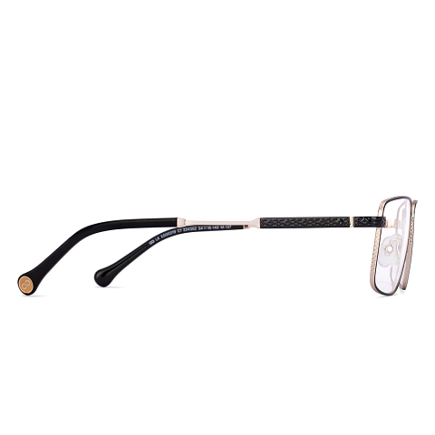 Lenskart STUDIO Black Full Rim Rectangle left side