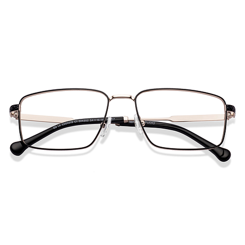 Lenskart STUDIO Black Full Rim Rectangle left side
