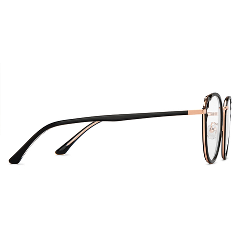 Lenskart Black Full Rim Round left side
