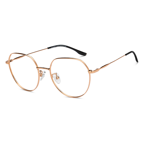 Lenskart Gold Full Rim Square left side