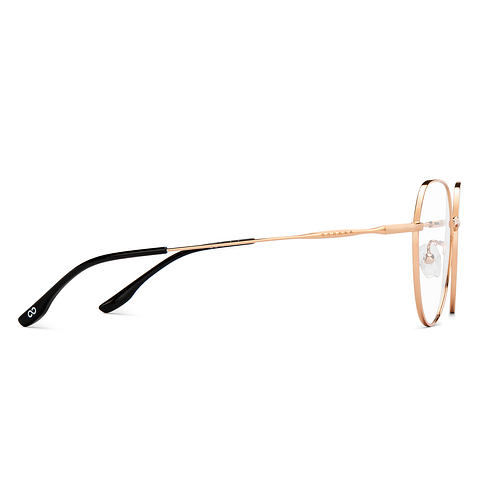 Lenskart Gold Full Rim Square left side