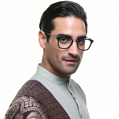 Lenskart STUDIO Black Full Rim Square right side Lenskart STUDIO Black Full Rim Square right side