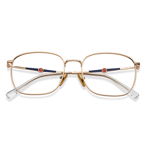 Lenskart Gold Full Rim Square right side