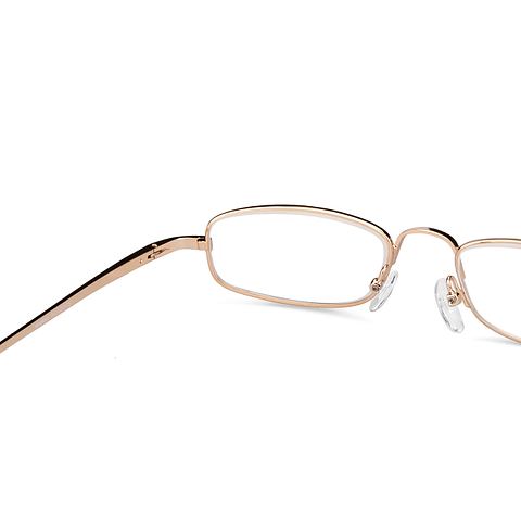 Lenskart READERS Gold Golden Brown Full Rim Rectangle Lenskart READERS LR 6967 Only for 1 Prefitted Powers right side