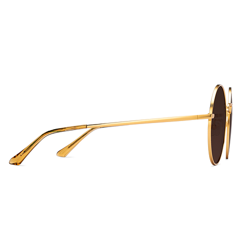 Lenskart Gold Full Rim Round left side