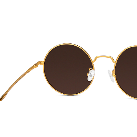 Lenskart Gold Full Rim Round right side