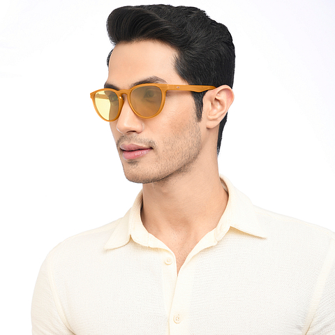 Vincent Chase Online Light Brown Full Rim Round right side