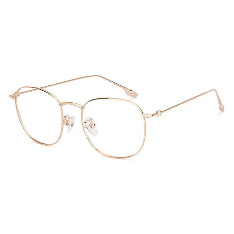 Lenskart Gold Full Rim Round right side