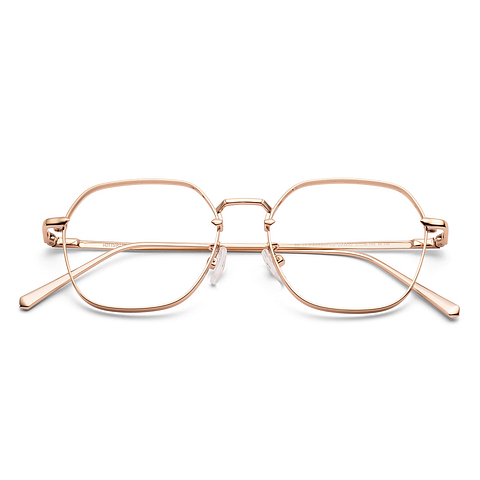 Lenskart Gold Full Rim Square left side