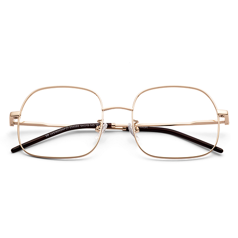 Lenskart Gold Full Rim Square left side