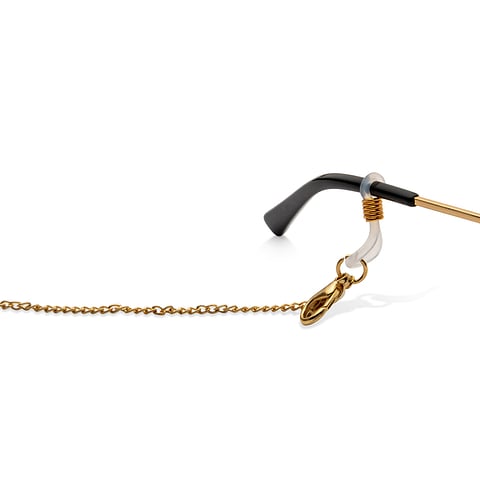 Lenskart STUDIO Gold Pink Chains Lenskart LK A15624-C1 Length- 80 cm Width- 10 mm right side