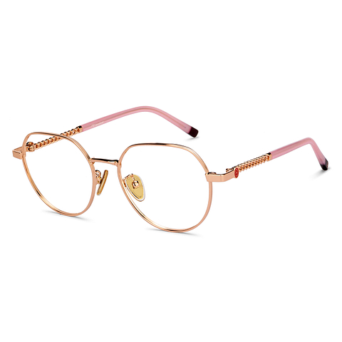 Lenskart Gold Full Rim Round right side