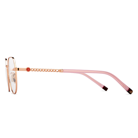 Lenskart Gold Full Rim Round right side