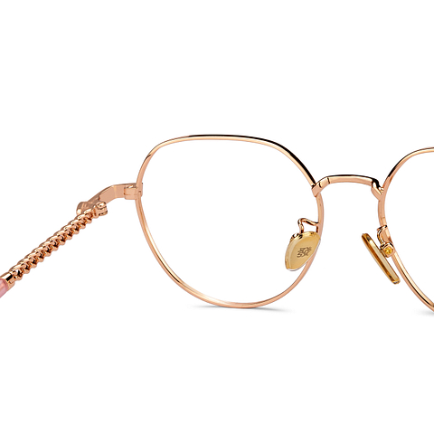 Lenskart Gold Full Rim Round right side