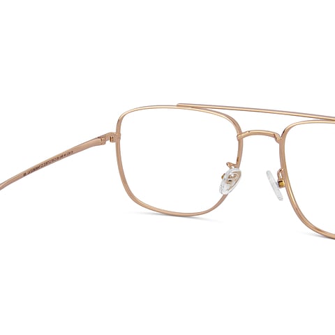 Lenskart Gold Full Rim Aviator left side